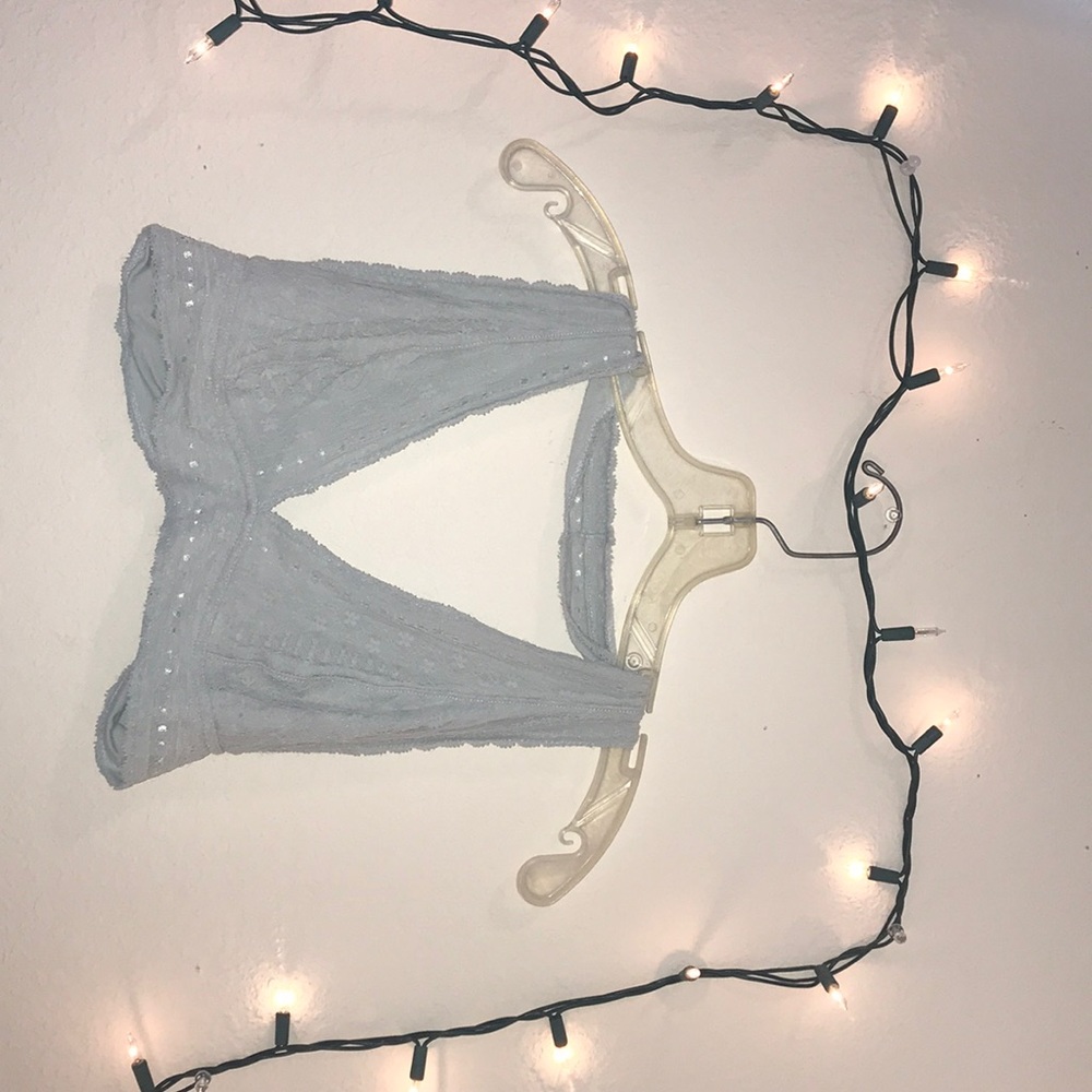 💐Halter Baby Blue Bralette (3 for $12)